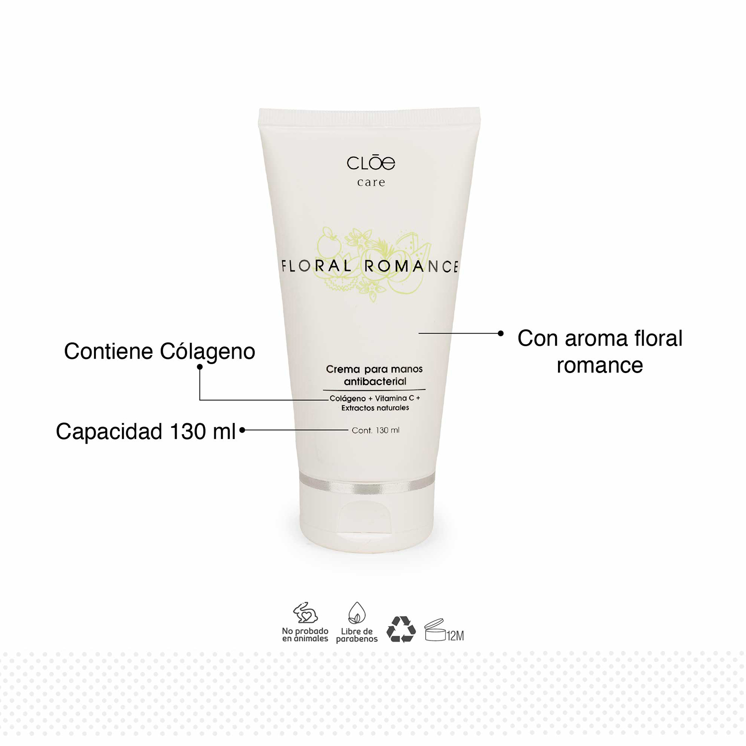 CREMA PARA MANOS HIDRATANTE CON PROTECCIÓN ANTIBACTERIAL (CREMA PARA MANOS)